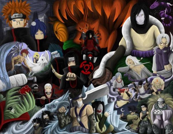 Gambar Poster Wallpaper Musuh Naruto