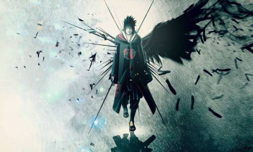 Wallpaper Gambar Poster Naruto Sasuke Uchiha